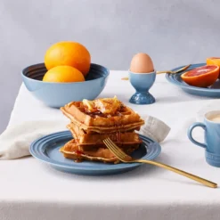 Le Creuset Signature stentøj frokosttallerken 22cm Chambray