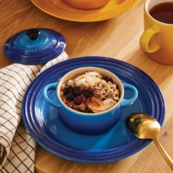Le Creuset Signature stentøj frokosttallerken 22 cm Azure