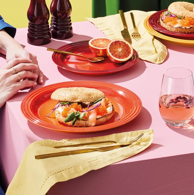 Le Creuset Signature stentøj frokosttallerken 22cm Cerise