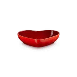 Le Creuset Signature stentøj hjerteformet skål 20 cm Cerise