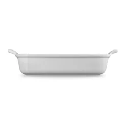 Le Creuset Signature stentøj Heritage rektangulært fad 32cm White