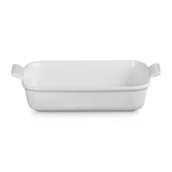 Le Creuset Signature stentøj Heritage rektangulært fad 32cm White