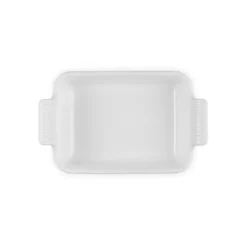 Le Creuset Signature stentøj Heritage rektangulært fad 19cm White
