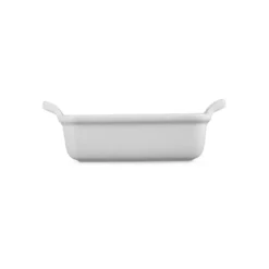 Le Creuset Signature stentøj Heritage rektangulært fad 19cm White