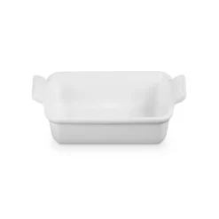 Le Creuset Signature stentøj Heritage rektangulært fad 19cm White