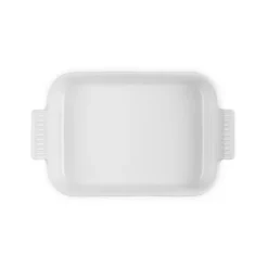 Le Creuset Signature stentøj Heritage rektangulært fad 26cm White