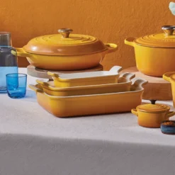 Le Creuset Signature stentøj Heritage rektangulært fad 26cm Nectar