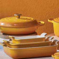 Le Creuset Signature stentøj Heritage rektangulært fad 19 cm Nectar