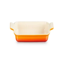Le Creuset Signature stentøj Heritage rektangulært fad 19cm Volcanic