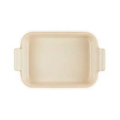 Le Creuset Signature stentøj Heritage rektangulært fad 26cm Volcanic