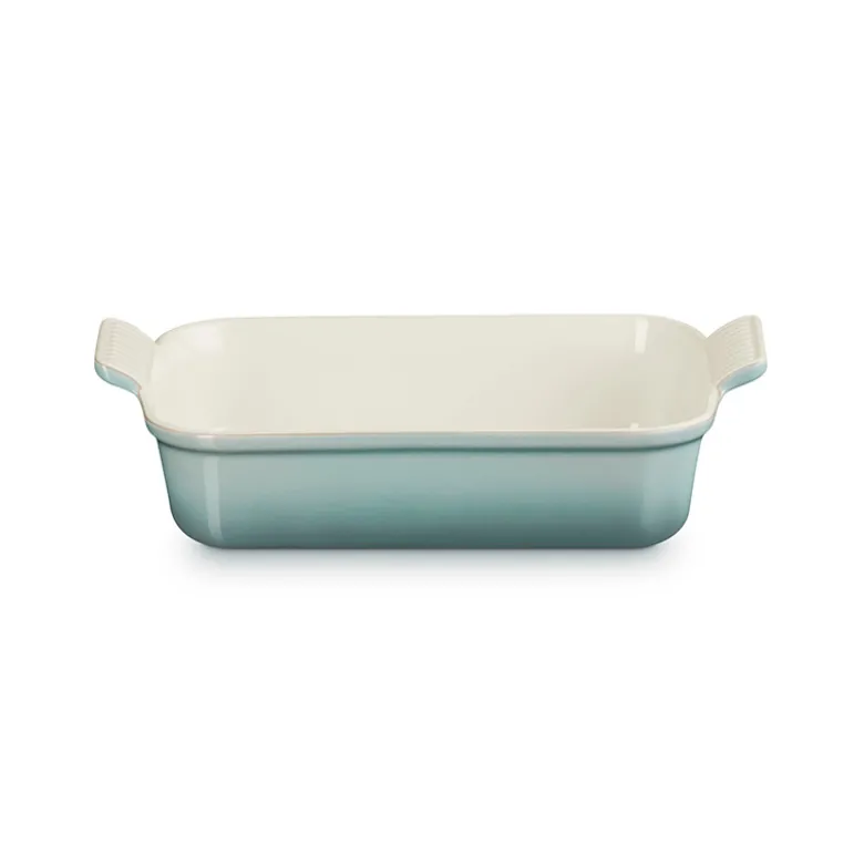 Le Creuset Signature stentøj Heritage rektangulært fad 26 cm Sea Salt