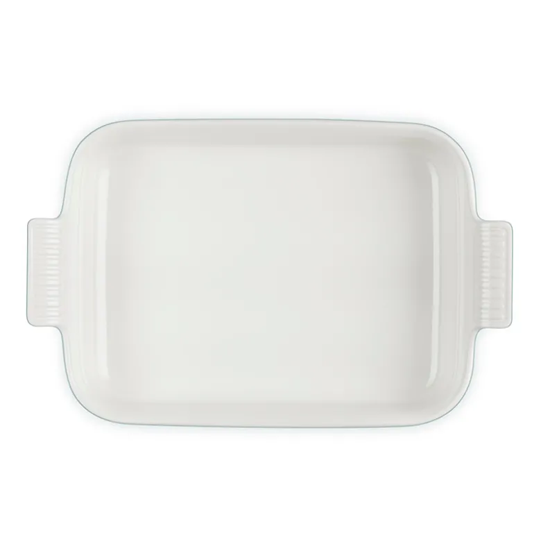 Le Creuset Signature stentøj Heritage rektangulært fad 32cm Sea Salt