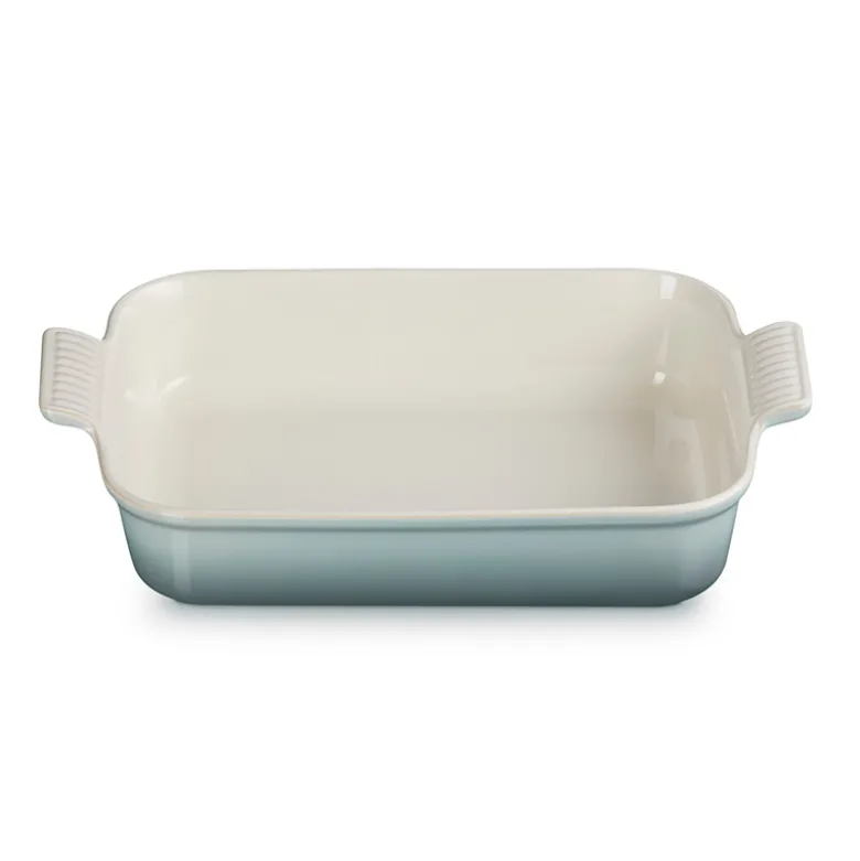 Le Creuset Signature stentøj Heritage rektangulært fad 32cm Sea Salt