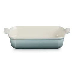 Le Creuset Signature stentøj Heritage rektangulært fad 32cm Sea Salt