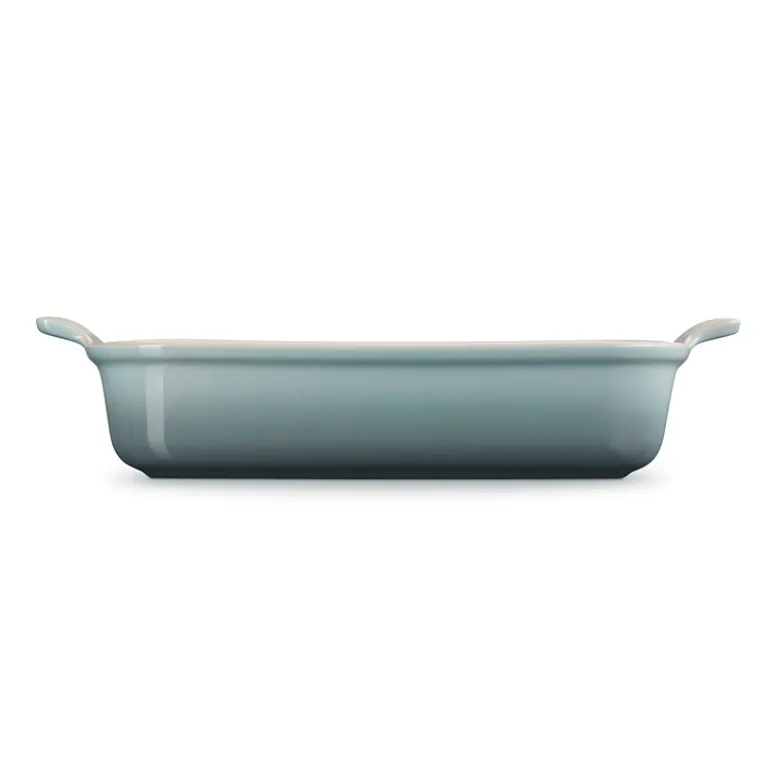 Le Creuset Signature stentøj Heritage rektangulært fad 32cm Sea Salt