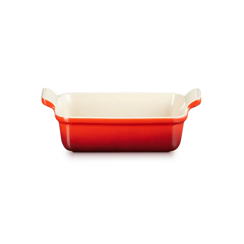 Le Creuset Signature stentøj Heritage rektangulært fad 19 cm Cerise
