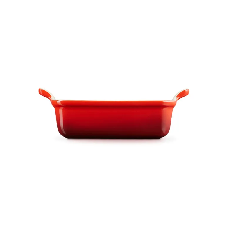 Le Creuset Signature stentøj Heritage rektangulært fad 19 cm Cerise