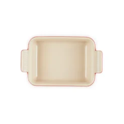 Le Creuset Signature stentøj Heritage rektangulært fad 19 cm Cerise