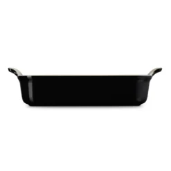 Le Creuset Signature stentøj Heritage rektangulært fad 32cm Black