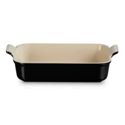 Le Creuset Signature stentøj Heritage rektangulært fad 32cm Black