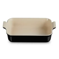 Le Creuset Signature stentøj Heritage rektangulært fad 32cm Black