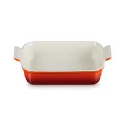 Le Creuset Signature stentøj Heritage rektangulært fad 26cm Cerise
