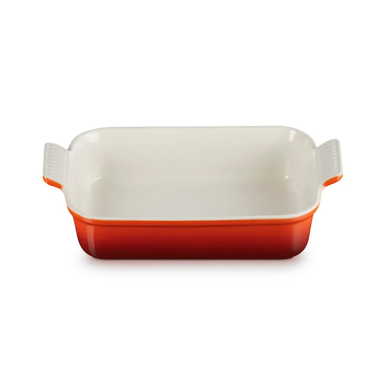 Le Creuset Signature stentøj Heritage rektangulært fad 26cm Cerise