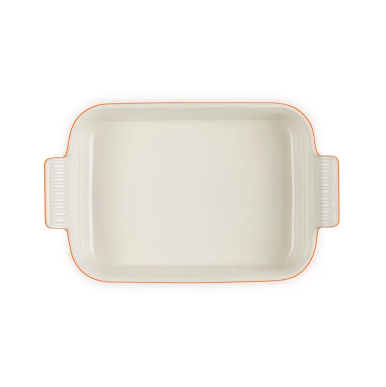 Le Creuset Signature stentøj Heritage rektangulært fad 26cm Cerise