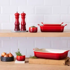 Le Creuset Signature stentøj Heritage rektangulært fad 26cm Cerise