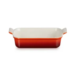 Le Creuset Signature stentøj Heritage rektangulært fad 26cm Cerise