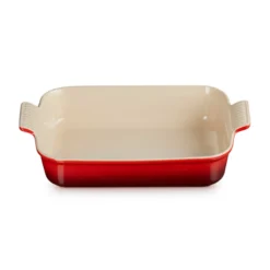 Le Creuset Signature stentøj Heritage rektangulært fad 32cm Cerise