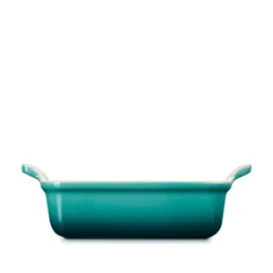 Le Creuset Signature stentøj Heritage rektangulært fad 19 cm Bleu Riviera