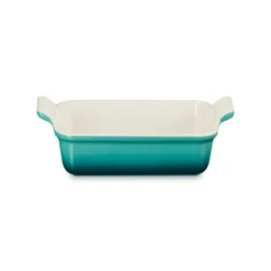 Le Creuset Signature stentøj Heritage rektangulært fad 19 cm Bleu Riviera