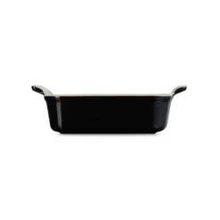 Le Creuset Signature stentøj Heritage rektangulært fad 19 cm Black