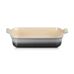 Le Creuset Signature stentøj Heritage rektangulært fad 32cm Flint