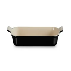 Le Creuset Signature stentøj Heritage rektangulært fad 26cm Black