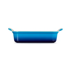 Le Creuset Signature stentøj Heritage rektangulært fad 26cm Azure