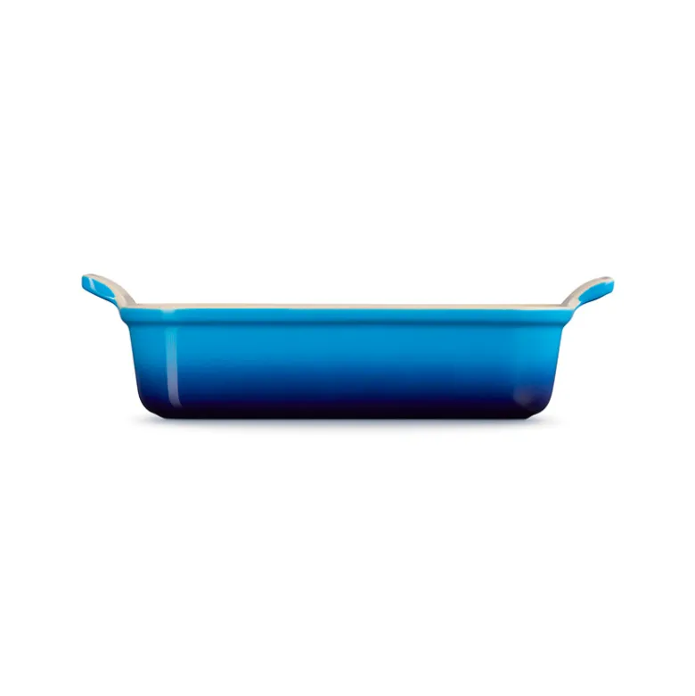 Le Creuset Signature stentøj Heritage rektangulært fad 26cm Azure