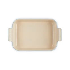 Le Creuset Signature stentøj Heritage rektangulært fad 26cm Azure