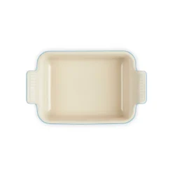 Le Creuset Signature stentøj Heritage rektangulært fad 19cm Azure