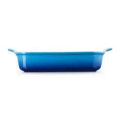 Le Creuset Signature stentøj Heritage rektangulært fad 32 cm Azure