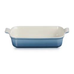 Le Creuset Signature stentøj Heritage rektangulært fad 32cm Chambray