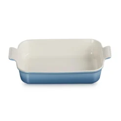 Le Creuset Signature stentøj Heritage rektangulært fad 32cm Chambray