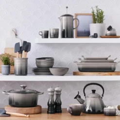 Le Creuset Signature stentøj Heritage rektangulært fad 19cm Flint