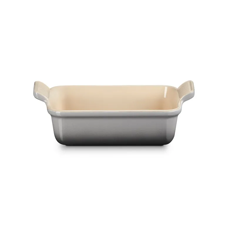 Le Creuset Signature stentøj Heritage rektangulært fad 19cm Flint