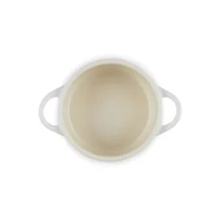 Le Creuset Signature stentøj minigryde med hjerteformet knop 10 cm Shell Pink