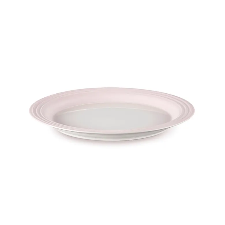 Le Creuset Signature stentøj middagstallerken 27cm Shell Pink