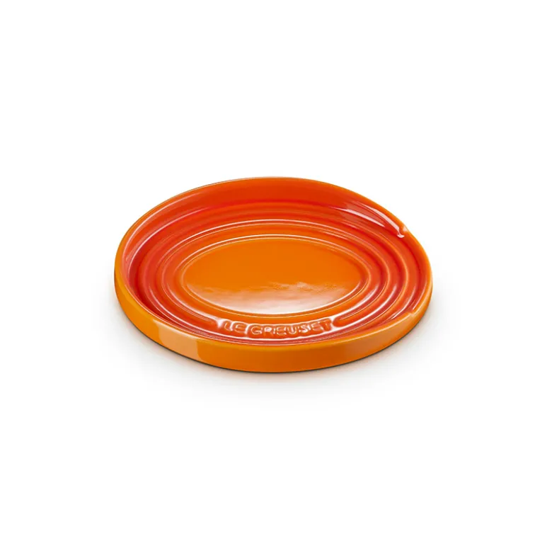 Le Creuset Signature stentøj oval grydeskeholder Volcanic