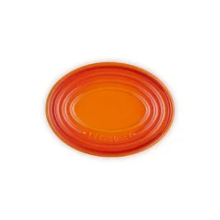 Le Creuset Signature stentøj oval grydeskeholder Volcanic