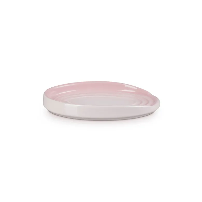 Le Creuset Signature stentøj oval grydeskeholder Shell Pink